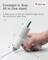 Cordless Hot Glue Gun, Minimalist Style, 30S Heating Fast, Smart-Power-off, Compact Size, USB-C Rechargeable, Intelligent Temperature Control, 10 Glue Sticks for Crafts, DIY Arts, Home Repairs